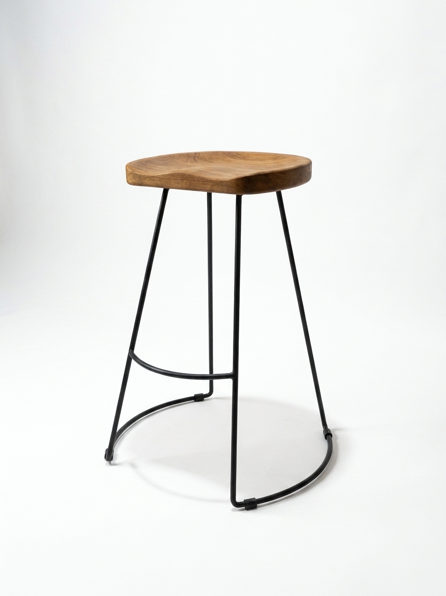 Iron Base Bar Stool
