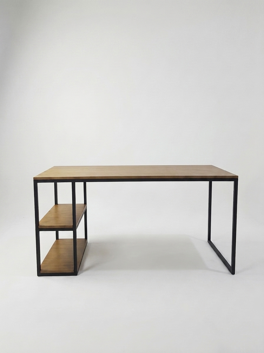 Desk with Side Shelving