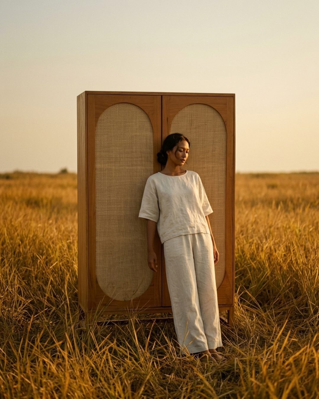 Rattan Wardrobe